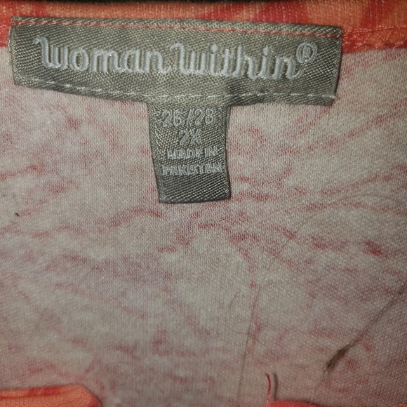 Plus Size 2X 26/28 Summer Dress floral soft women within - Picture 3 of 5